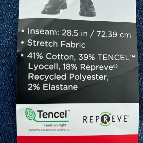 Kirkland Signature Ladies' High Rise Skinny Jeans Blue Tencel Size 8 - Picture 3 of 3